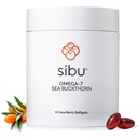 sibu Sea Buckthorn Omega-7 Softgels Starter Kit (60ct, 30 Day Supply) - 건강한 피부, 모발, 손톱 및 건조를위한 보충