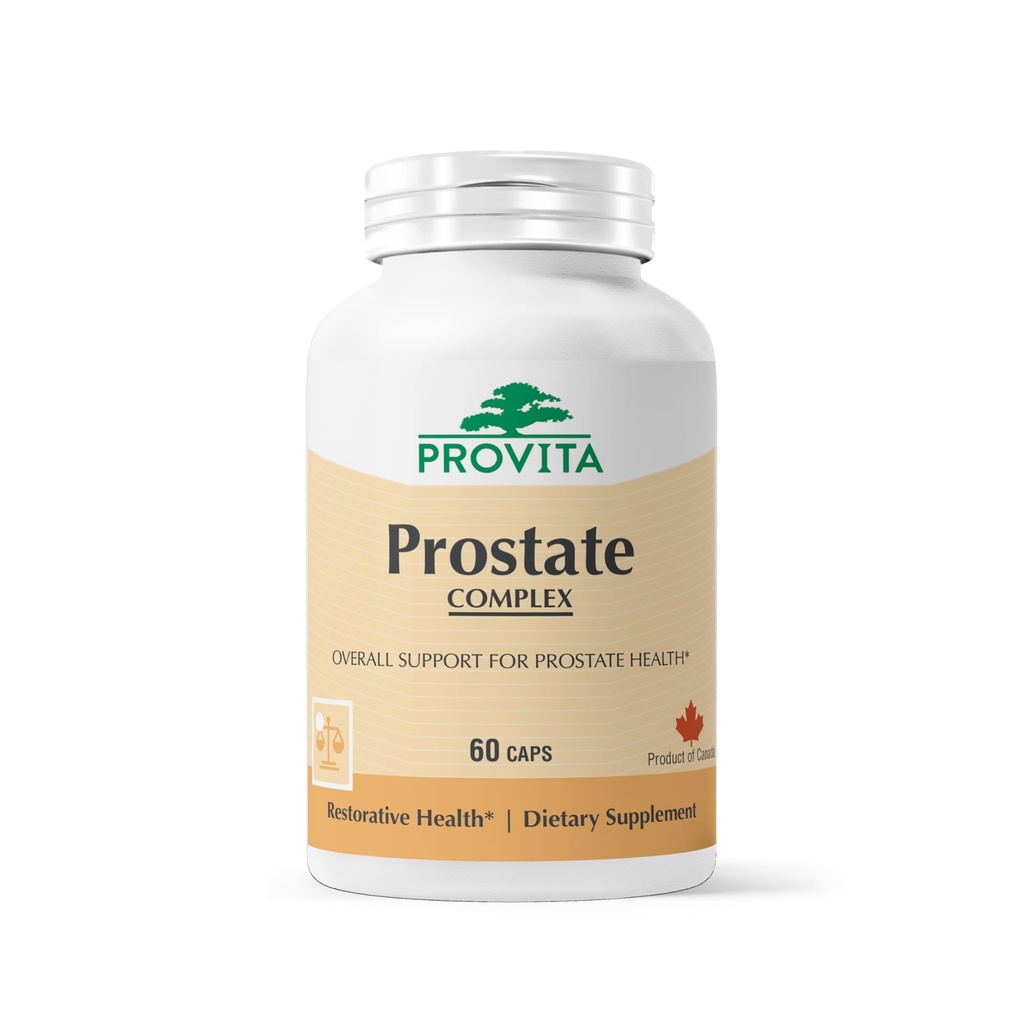 PROVITA Prostate Complex | 남성을 위한 전립선 건강 보충교재는 톱 Palmetto, Beta-Sitosterol & Pygeum를 가진 남성을 위해 보충합니다 | 지원 Urinary 교류, 건강한 전립선 & 산화를 억제하는 재산