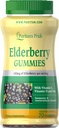 Puritan의 Pride Elderberry Gummies 비타민 C, D & 아연, 70 카운트