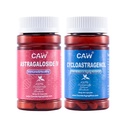 CAW Telomere 지원 Hypersorption Cycloastragenol 10mg 30 캡슐과 Astragaloside IV 50mg 30 캡슐