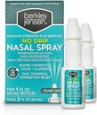 berkley jensen 아니 드립 심한 소화 나살 살포 - Oxymetazoline HCl & Menthol를 가진 최대 힘 Decongestant - 펌프 안개 도포 없음, 스테로이드 없음, 12 시간 구호, 1 액체 Ounce (포장 2)