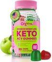 고급 체중 감량을위한 Keto Acv Gummies : 비타민과 Apple Cider Vinegar Gummies는 소화, Metabolism 및 면역 건강을 지원합니다. 설탕 무료 80ct