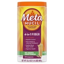 Metamucil 섬유, 4-in-1 Psyllium 섬유 보충교재, 설탕 자유로운 분말, Unflavored 음료, 114의 서빙 (포장 May Vary)