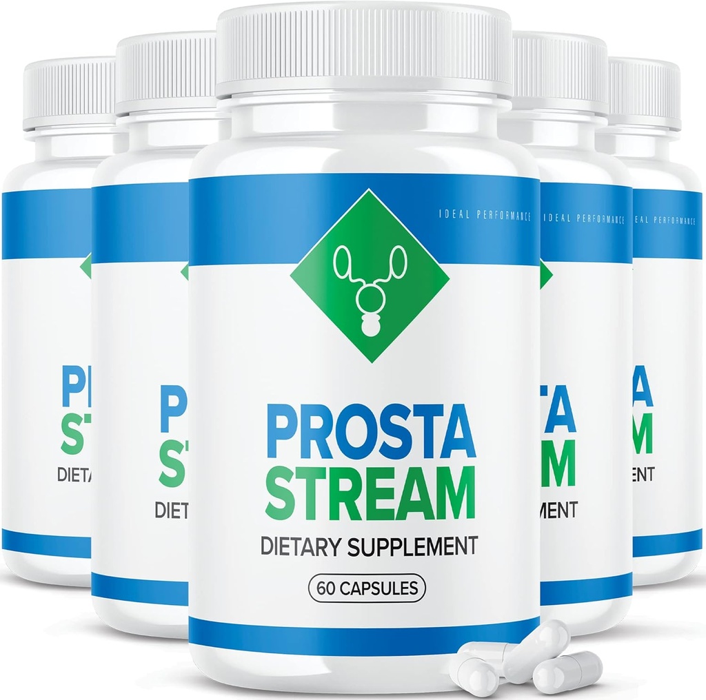 IDEAL PERFORMANCE (5 팩) Prosta 스트림 전립선 보충 Prostastream 알약 (300 캡슐)