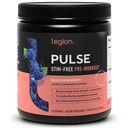 LEGION 맥박 전 운동 보충교재 - 모든 자연적인 Nitric 산화물 Preworkout 음료는 에너지, Creatine를 해방합니다, 자연적으로, Beta Alanine, Citrulline, 알파 GPC (Caffeine 자유로운 파란 Razz)를