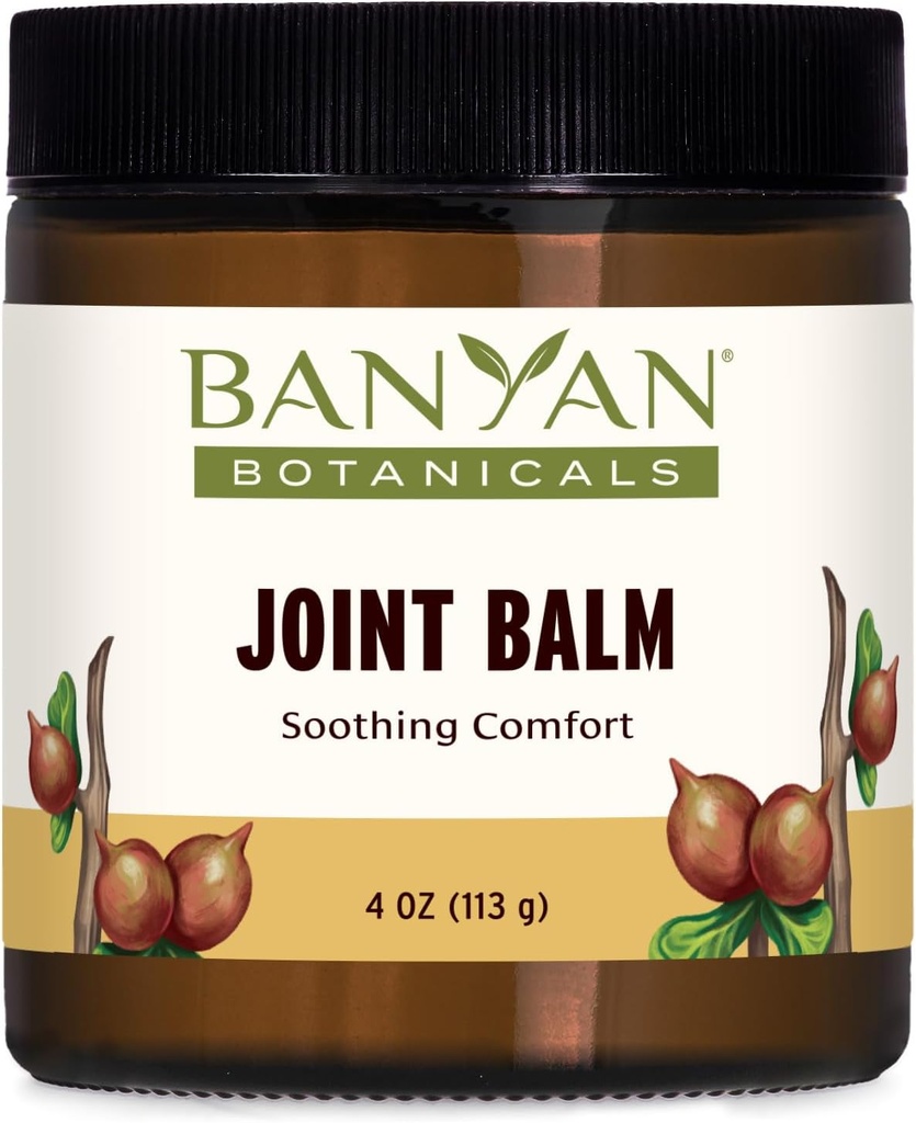 Banyan Botanicals Joint Balm – Boswellia 및 Guggulu와 합동을 위한 유기 발기 – 안락한 합동과 전반적인 합동 건강을 지원하는 – 4개 oz – Non-GMO 지속가능한 근원 석유 무료