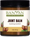 Banyan Botanicals Joint Balm – Boswellia 및 Guggulu와 합동을 위한 유기 발기 – 안락한 합동과 전반적인 합동 건강을 지원하는 – 4개 oz – Non-GMO 지속가능한 근원 석유 무료