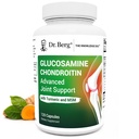 Dr. Berg Glucosamine Chondroitin MSM Turmeric & Boswellia - 1500 mg 글루코사민 황산염을 가진 진보된 합동 지원 보충교재 - 120의 캡슐을 포함합니다