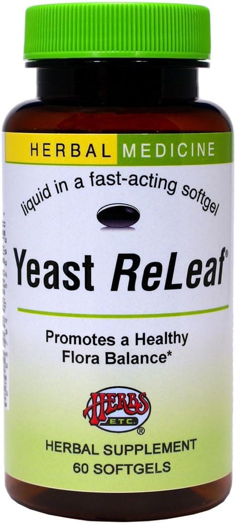 허브 등 Yeast ReLeaf® Softgels 60캐럿