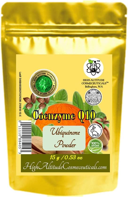 15g Coenzyme Q10 (Ubiquinone, Coq10) 분말 화장용 산화 방지제 굳히는 피부 관리는, DIY 액체 얼굴 혈청, 크림, 로션, Moisturizer의 단단한 처짐 피부, 뻗기 표 외관을 만듭니다