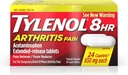 Tylenol 8 시간 관절염 통증 완화 - Acetominophen Extended-Release Tablets, Pain Reliever / Fever Reducer, 24 Caplets, 650 밀리그램 각 (2 팩)