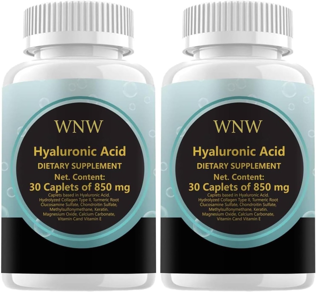 새로운 Hyaluronic 산 30 모자 850 mg (2PCS)
