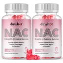 NAC Gummies 600mg의 N Acetyl Cysteine 보충교재 NAC Chewable 산화 방지제 & 면역 지원, Lung & 간 건강, 자연적인 딸기 풍미, 120ct를 위해
