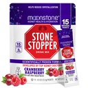 Moonstone Stone Stopper Drink Mix, Cranberry Raspberry, Kidney Stone Prevention, 칼슘 Oxalate Protector, Hydration 및 Support Kidney Health, 15 일 공급을 개선하기 위해 Urologists에 의해 개발