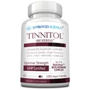 승인 된 과학 Tinnitol - Tinnitus 지원 보충 - 귀에 반지 - 부스트 내부 귀 건강 - 60 캡슐 - 미국에서 만든