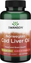 Swanson Cod Liver 기름 1250년 Iu A/135 Iu D 250 Sgels