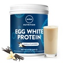 MRM Nutrition Egg White Protein | 반라 맛 | 23g Fat-Free Protein | 소화 효소가있는 | 가장 높은 생물학적 가치 | 임상 시험 | 10 서빙