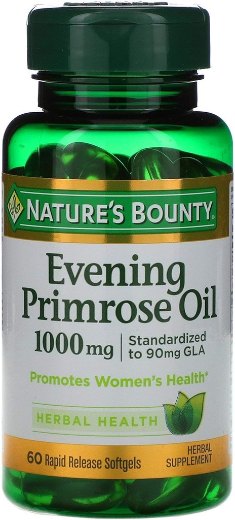 자연의 Bounty 저녁 Primrose 기름 1000 mg - 60 급속한 방출 Softgels