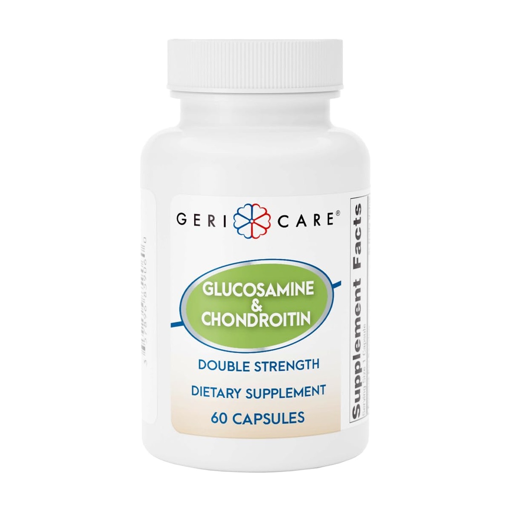 Gericare 글루코사민 HCl 500 mg, Chondroitin 황산염 나트륨 35 mg 보충교재 캡슐을 가진 400 mg - 합동 Mobility를 지원하고십시오, 연골 건강과 융통성, 60의 조사 (1의 포장)를 승진시킵니다