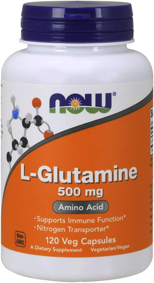 지금 음식 L 글루타민 500mg - 120 ct (포장 2)