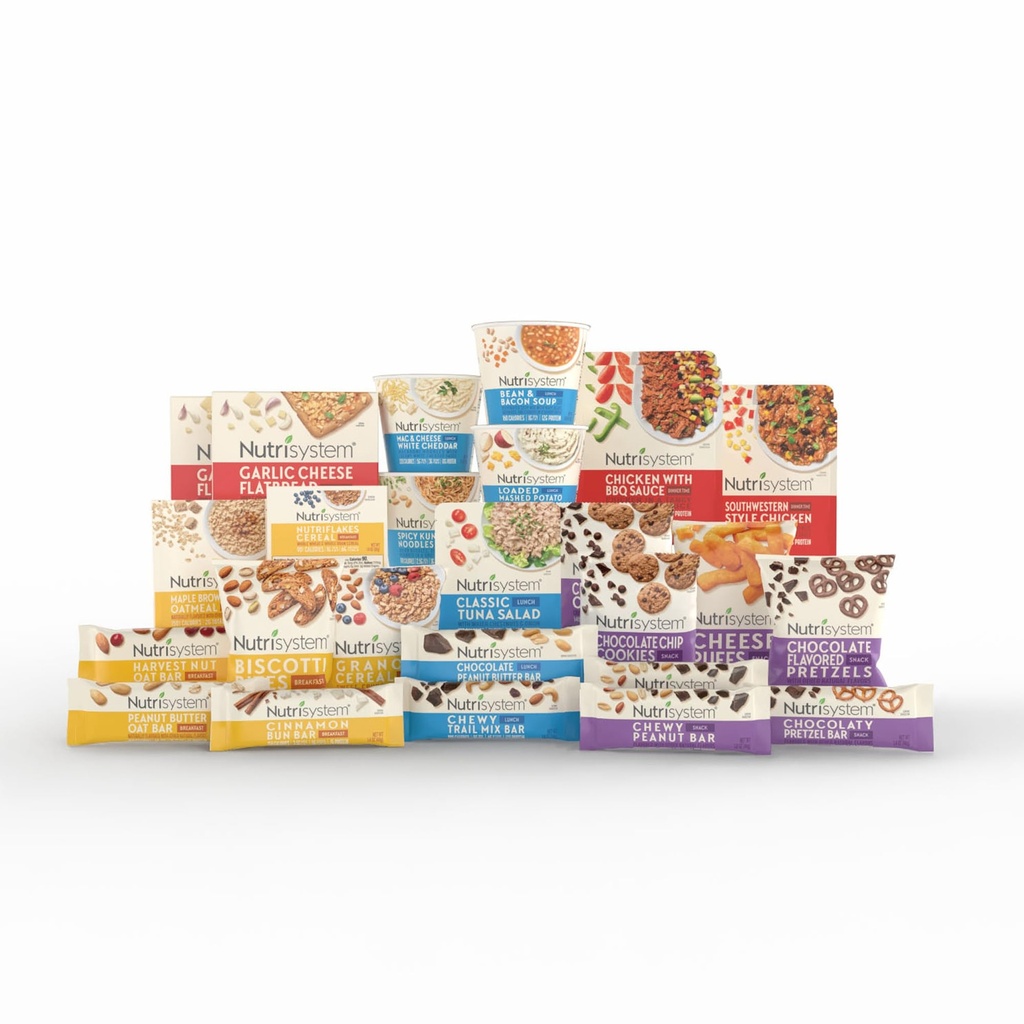 Nutrisystem® Kickstart 균형 7 일 체중 감소 키트 28 맛있는 식사 및 스낵