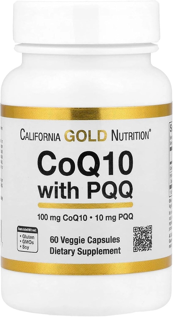 PQQ, 100 mg, 60 Veggie 캡슐을 가진 도로 영양 CoQ10 호수