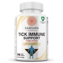 Samsara 허브 Tick 면역 지원 - 일본어 Knotweed, 고양이 발톱, Andrographis, Cryptolepis, Sarsaparilla, Resveratrol, Tick Bite 지원 240 캡슐