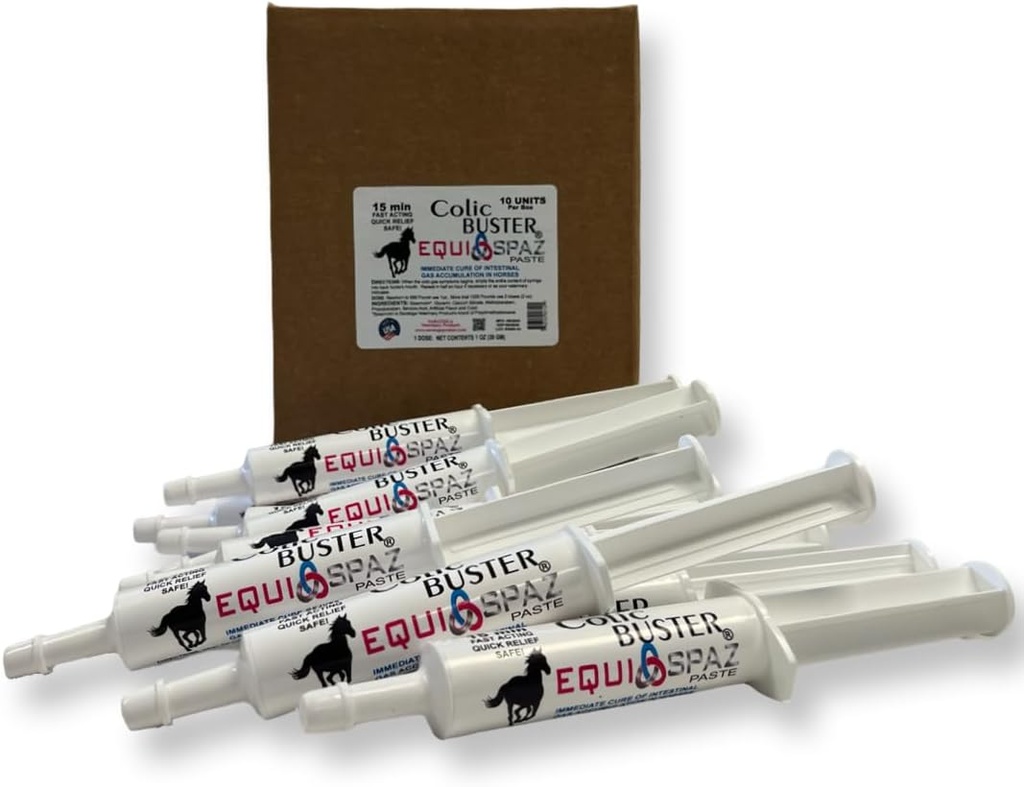 말 Digestion은 Immediately Cure Intestinal Gas Build-Up에 보충 - Saratoga Veterinary Product (10 팩)에 의해 15 분 안에 Colic를 믿을 수 있습니다
