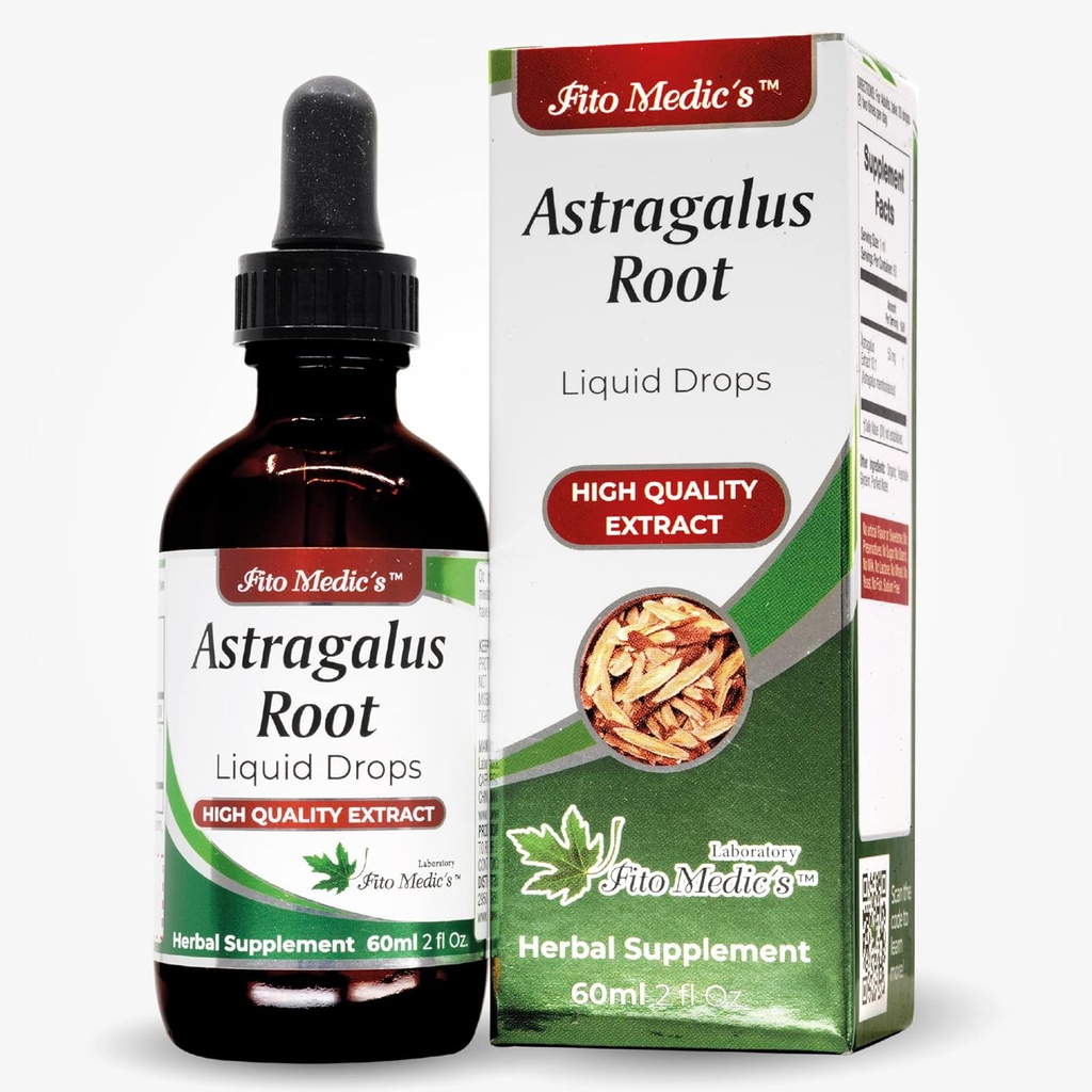 FITO MEDIC'S Lab - Astragalus Extract-Promotes 전반적인 건강, - Astragalus Root - 매우 높은 흡수, 알코올 무료.