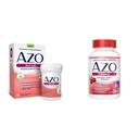 AZO 붕산 질 좌약, 도움 지원 냄새 통제와 균형 질 PH & Cranberry Urinary Tract 건강 보충교재, 1 서빙 = 1 크랜베리 주스의 유리