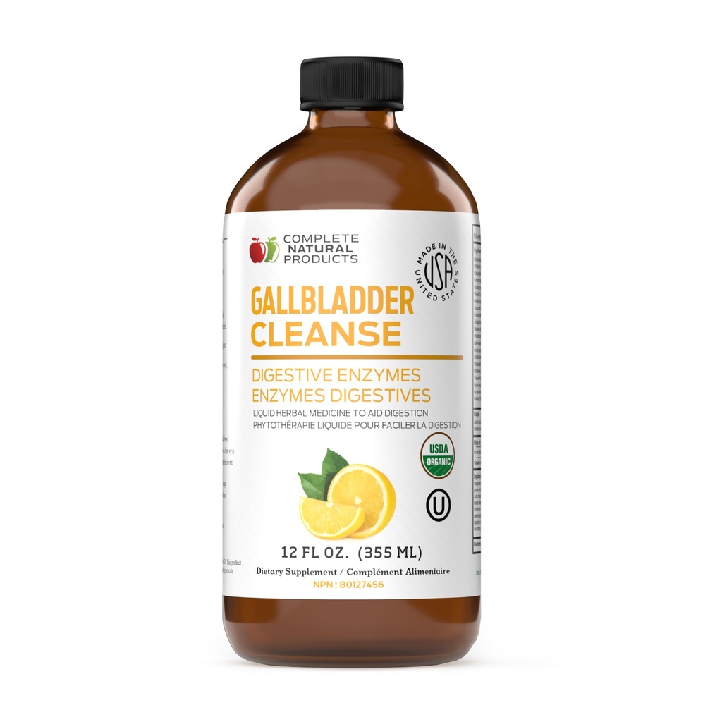 완전한 자연적인 Gallbladder 완전한 - 갈 블라디더 지원, 간결하고, Apple Cider Vinegar, Turmeric, Beet, Digestive 효소, 우유 이틀을 가진 소화기 건강 - 12oz