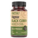Deva Vegan 영양 검정 Cumin씨 기름, 찬 압박되는, Unrefined, 90의 캡슐 (포장 3)