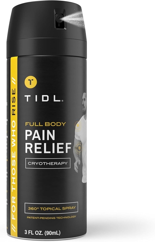 TIDL Cryotherapy 진통 살포, 3개 Oz의 표적 목 고통, 합동 & 근육 진통, 유기, 식물 기초를 두는 Menthol, 관절염, 뒤 & 무릎 고통을 위한 즉시 냉각