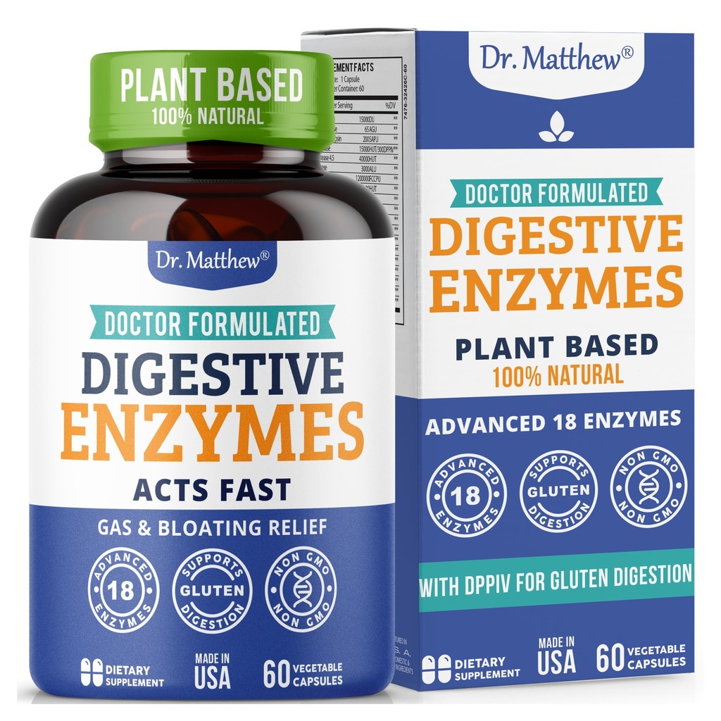 Lactase Lipase Amylase Bromelain을 가진 여성 & 남자를 위한 제일 소화 효소. 소화 및 소화 건강에 대한 효소. 여자와 남자를 위한 가스와 bloating 기복. Gallbladder 효소 & 보충교재.