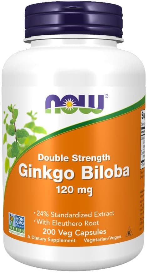 지금 음식 은행나무 Biloba 120mg 200 Vcaps
