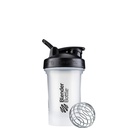 BlenderBottle Classic V2 셰이커 병은 단백질 쉐이크 및 전 운동, 20-Ounce, Clear/Black를 위해 완전히 합니다