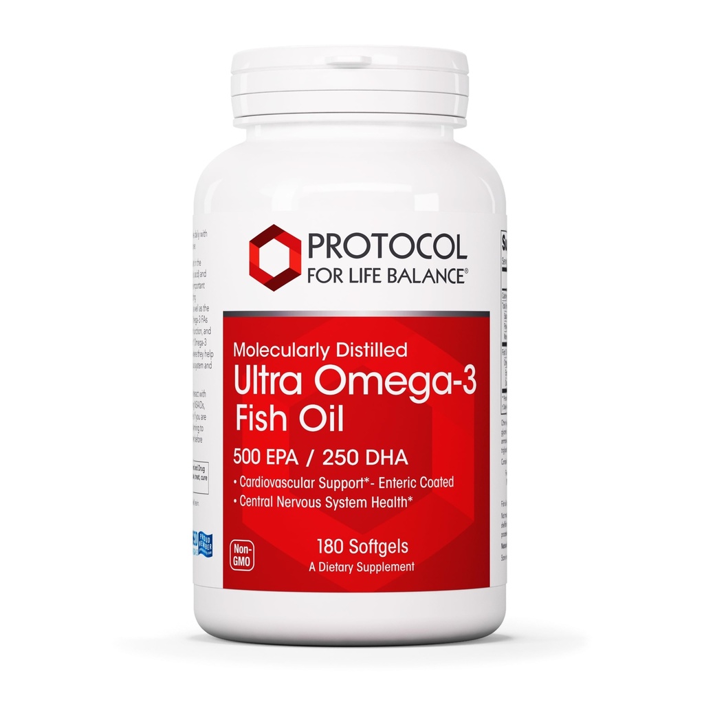 의정서 매우 Omega-3-500mg EPA & 250mg DHA - 뇌 지원, 심장 & 신경 체계 건강을 위한 물고기 기름 * - EPA DHA Omega 보충교재 - 비 GMO & Halal - 180 Softgels