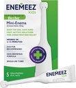 DocuSol Enemeez Kids Enema - 아이들을 위한 변비 기복, Docusate 나트륨 발판 연약제, 빠른 행동, 5 단 하나 사용 처분할 수 있는 관