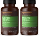성분 남자의 1개의 매일 Multivitamin, 62% 전체적인 음식 Cultured, Vegan, 65의 정제, 2 달 공급 (포장 May Vary) (포장 2)