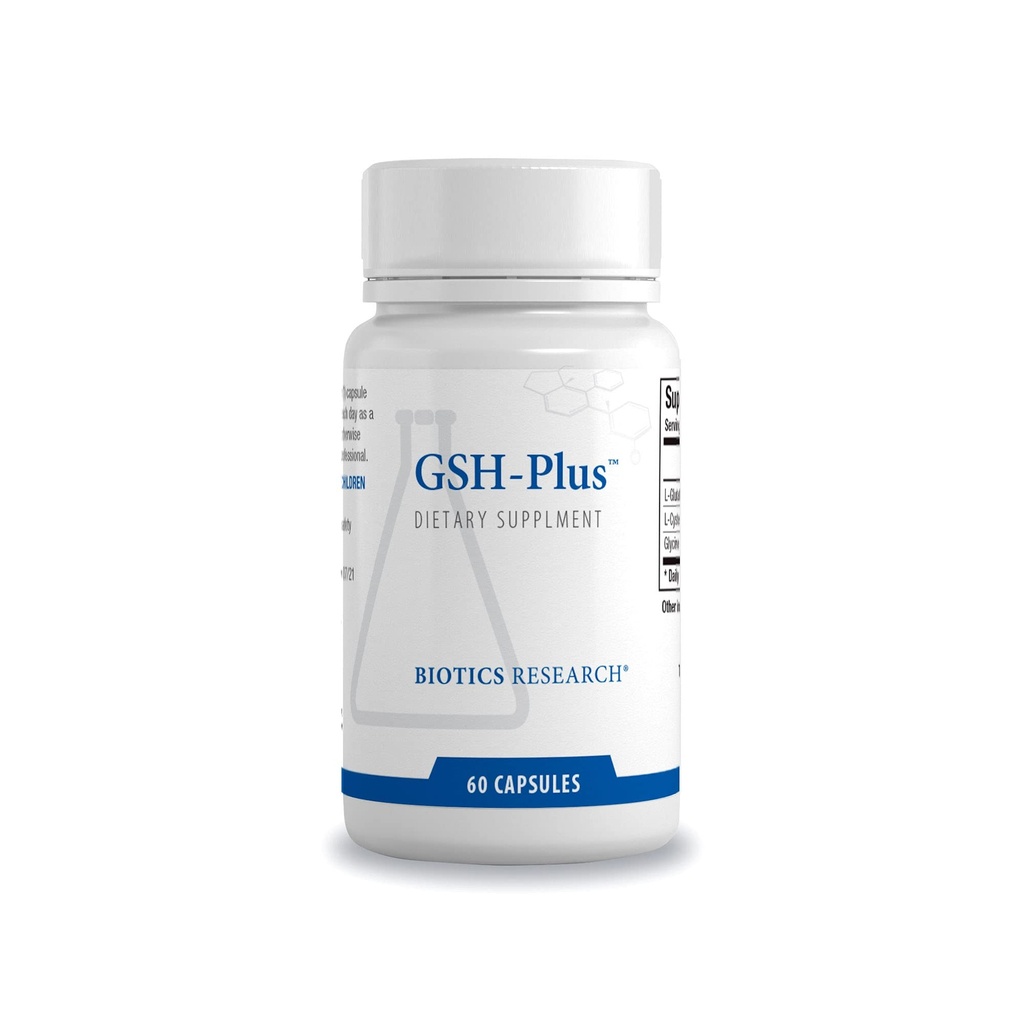 Biotics 연구 GSH 플러스 150 밀리그램 Glutathione 플러스 NAC와 글리신, 강한 산화 방지제, 지원 간 건강, 세포질 건강 60 캡슐