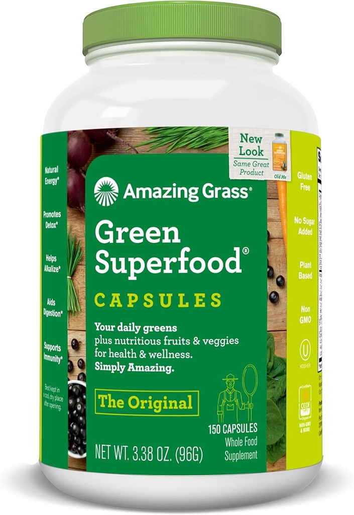 놀랄만한 잔디 녹색 SuperFood 원본, 150 조사