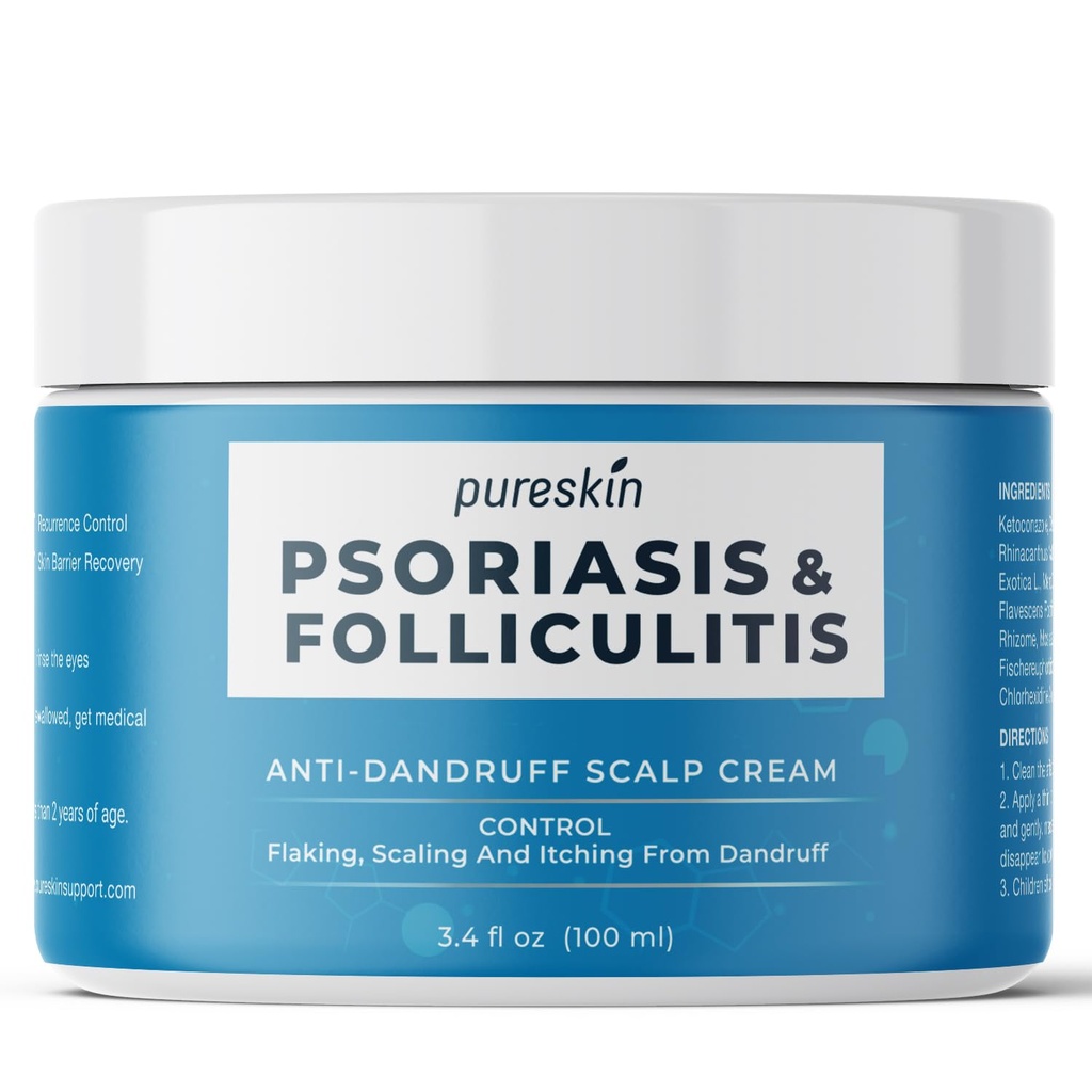 주름을 잡는 피부를 위한 Scalp Soothing 크림, 건조한 빨간 피부, 100ml의 보기의 임시 기복