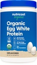 Nutricost 유기 계란 백색 단백질 분말 8oz (Unflavored) - 봉사 당 15 그램 단백질, GMO-Free, 글루텐 자유로운