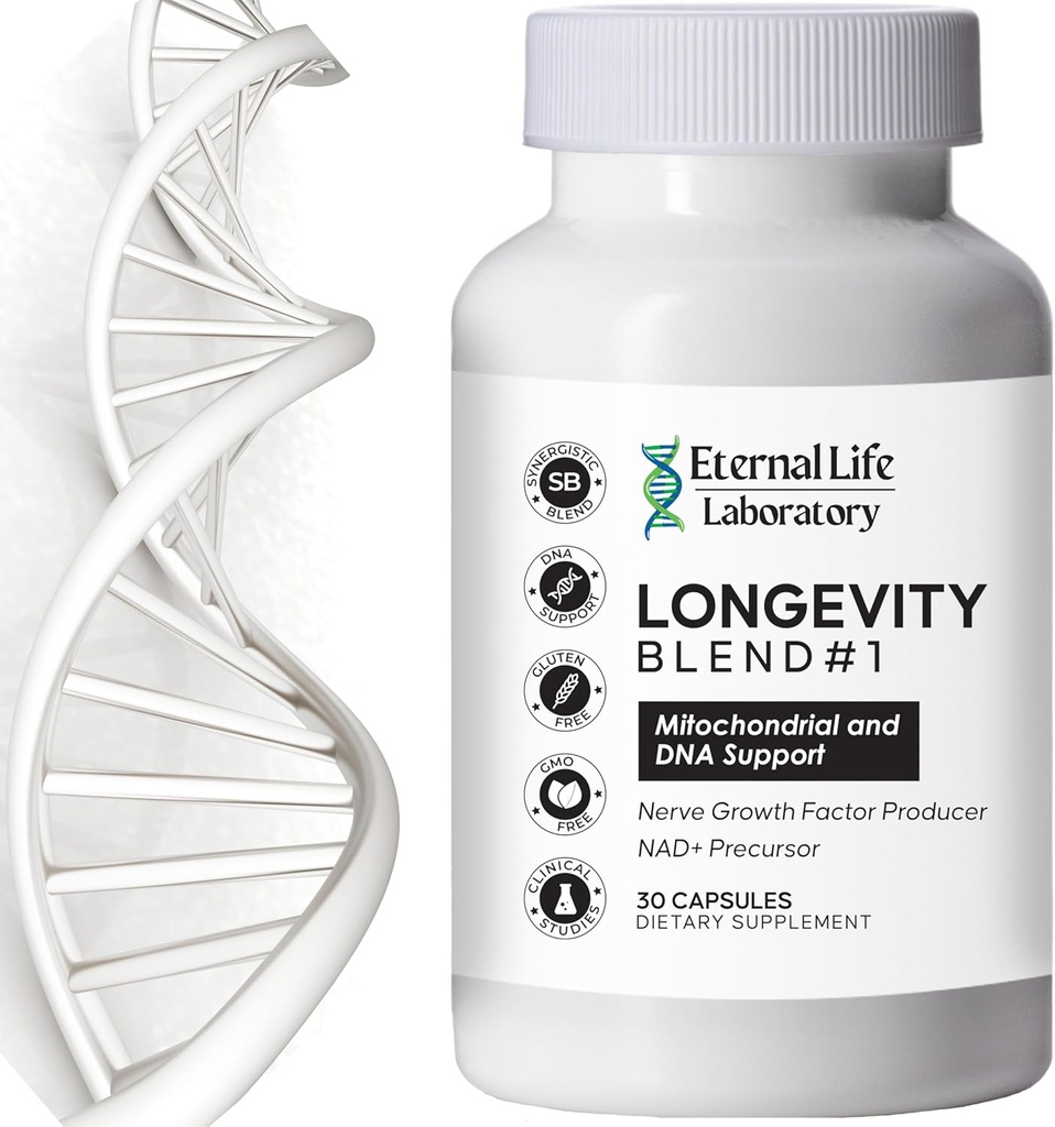 사이트맵 CoQ10 200mg, PQQ, Nicotinamide Riboside, 노화 방지 피부를 위한 Shilajit & 세포 Vitality Longevity 혼합 #1 Himalayan Shilajit 및 NAD로 만든 - 30 Veggie 캡슐