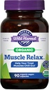 Oregon의 Wild Harvest Muscle Relax 유기 초본 보충 채식 채식 캡슐 Valerian, Hops 및 Skullcap - 90 카운트
