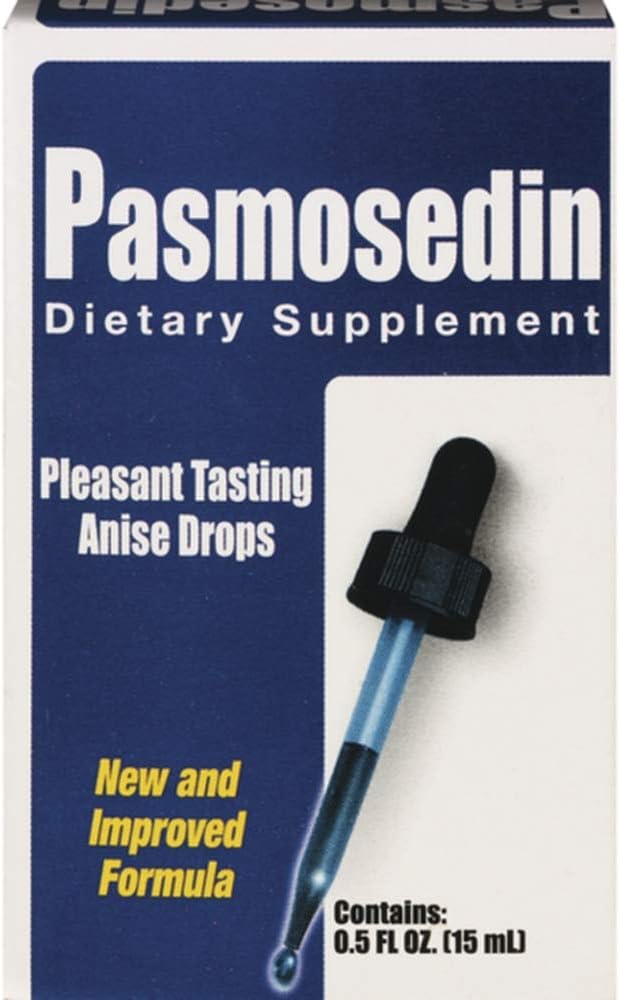 Pasmosedin Digestive Drops, Digestive Aid, 1의 Bloating & Gas 0.5 Fl Oz/Pack과의 도움말