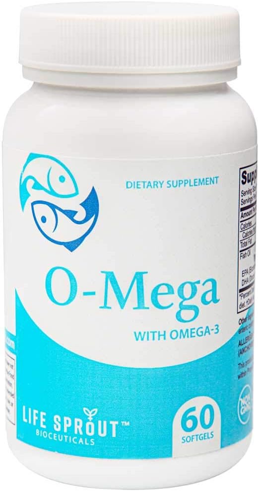 EPA/DHA Enteric Omega-3 지방산을 가진 O 메가 - 60의 캡슐