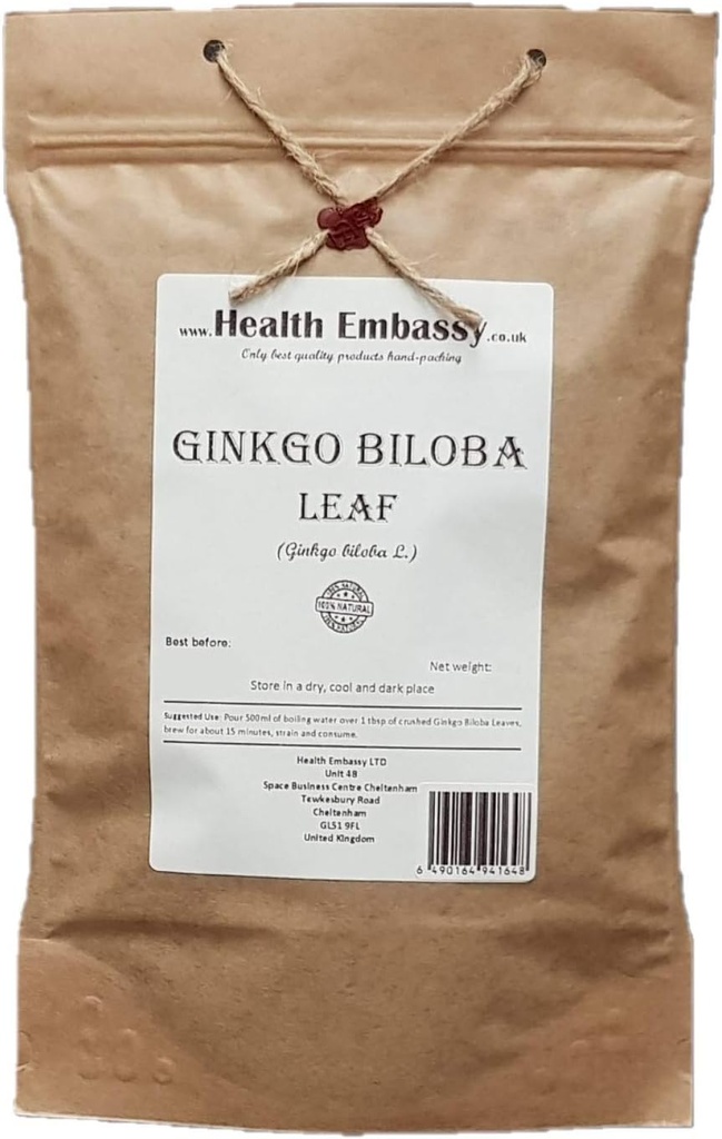 건강 Embassy Ginkgo Biloba Leaf | 은행나무 Biloba L | 허브티(50g)