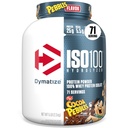 Dymatize x 코코아 Pebbles ISO100 Whey Protein Powder Isolate, 단백질 25g, 5.5g BCAAs, 120 Cal., 글루텐 무료, 1g 지방, 1g 설탕, 2g Carb (71 서빙)
