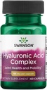 Swanson Super Potency Hyal-Joint Hyaluronic Acid Complex 166 밀리그램 60 캡슐
